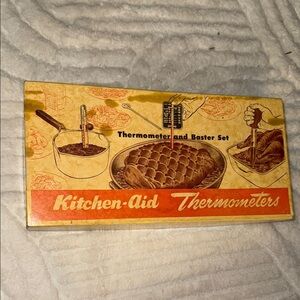 KitchenAid Thermometer and Baster Set - Vintage Design 1950-60s complete set
